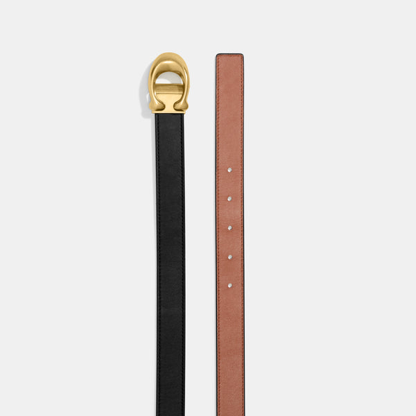 Sculpted Signature Buckle Cut-To-Size Reversible Belt, 25Mm