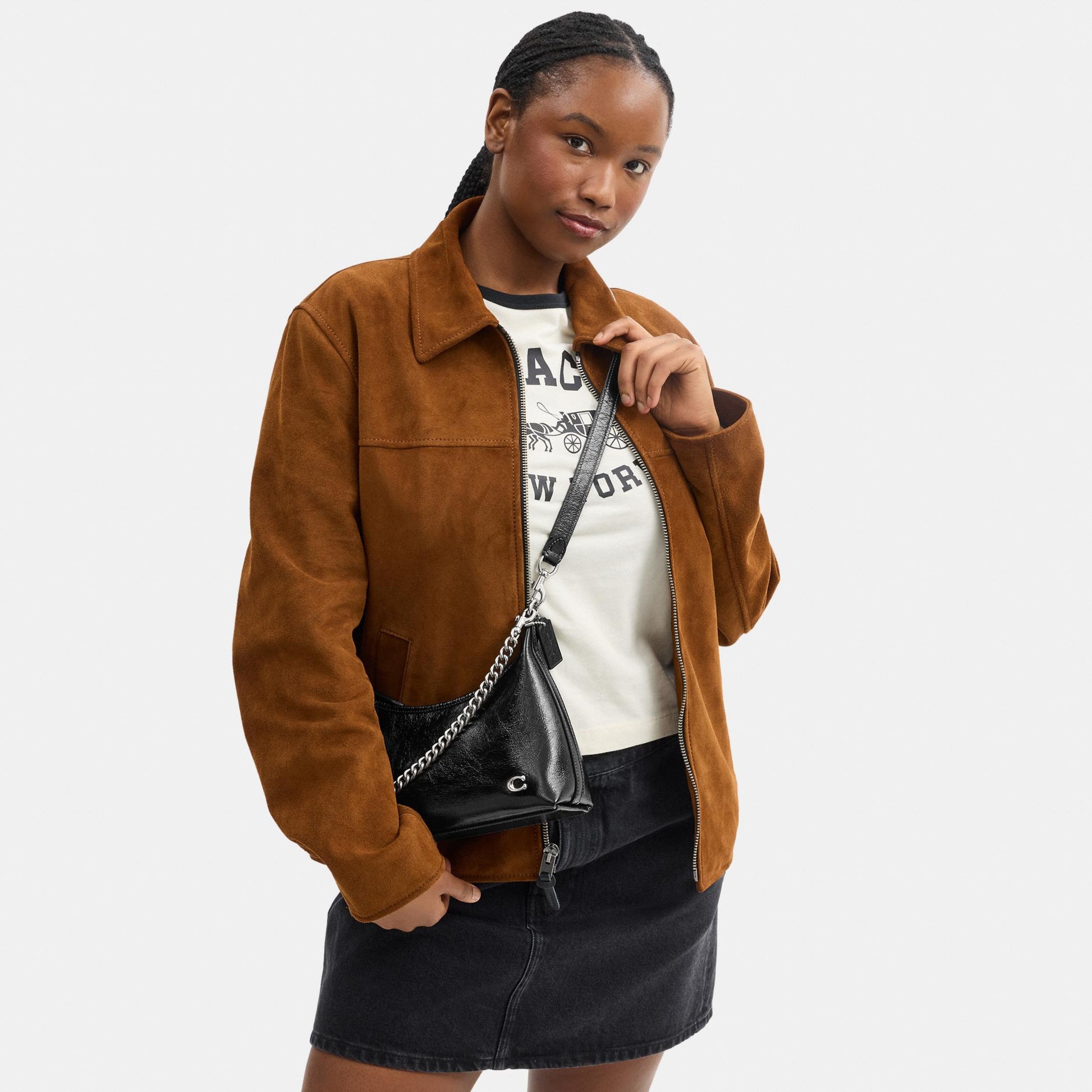 CAD75-Juliet Shoulder Bag 25-Lh/Black