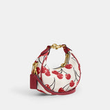 CAE83-Jonie Bag With Cherry Print-B4/Chalk Multi