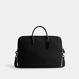 Theo Work Bag In Signature Jacquard