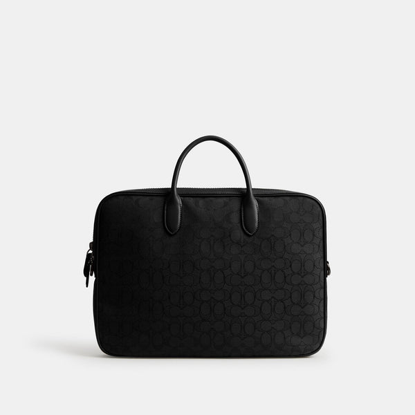 Theo Work Bag In Signature Jacquard