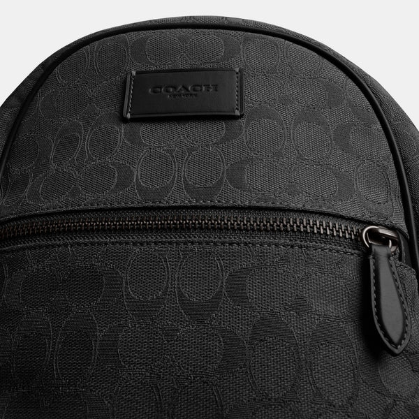 Theo Backpack In Signature Jacquard