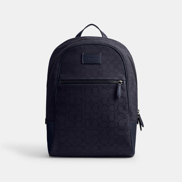 Theo Backpack In Signature Jacquard