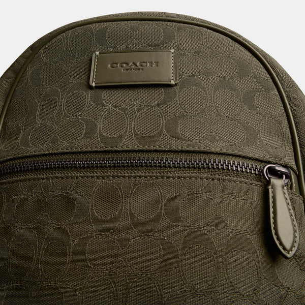 Theo Backpack In Signature Jacquard