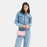 CAL51-TERI SHOULDER BAG IN SIGNATURE CANVAS-IM/Powder Pink