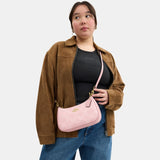 CAL51-TERI SHOULDER BAG IN SIGNATURE CANVAS-IM/Powder Pink