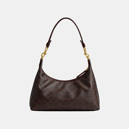 CAM23-Juliet Shoulder Bag In Signature Canvas-B4/Maple Maple
