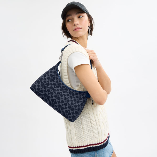 Juliet Shoulder Bag In Signature Denim