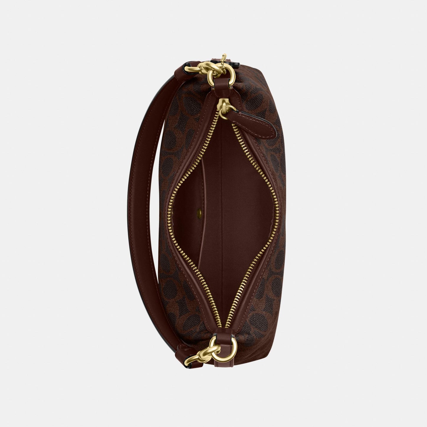 CAM26-Juliet Shoulder Bag 25 in Signature Canvas-B4/Maple Maple