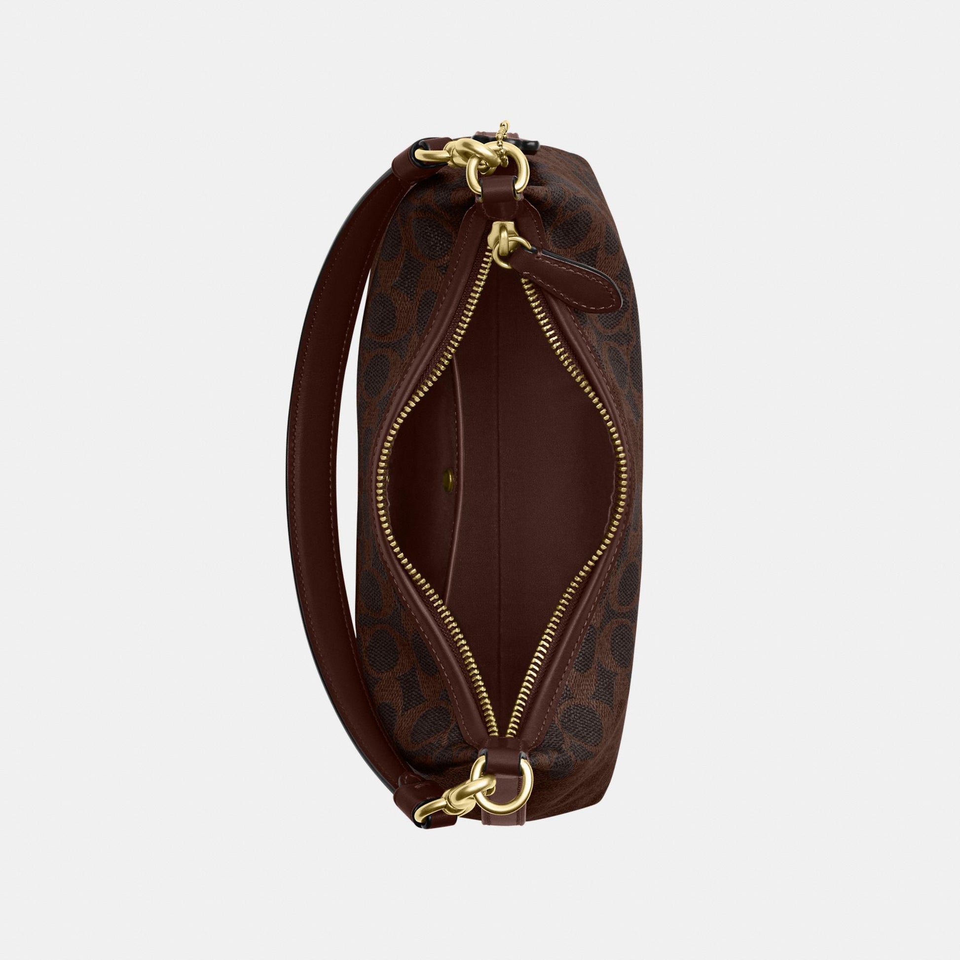 CAM26-Juliet Shoulder Bag 25 in Signature Canvas-B4/Maple Maple