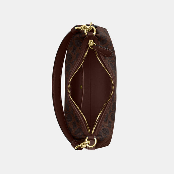 حقيبة كتف "جوليت 25" من القماش بنقشة كوتش