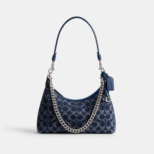 CAM27-Juliet Shoulder Bag 25 In Signature Denim-Lh/Deep Blue Multi