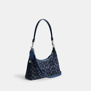 CAM27-Juliet Shoulder Bag 25 In Signature Denim-Lh/Deep Blue Multi