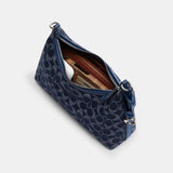 CAM27-Juliet Shoulder Bag 25 In Signature Denim-Lh/Deep Blue Multi