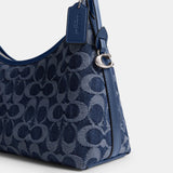 CAM27-Juliet Shoulder Bag 25 In Signature Denim-Lh/Deep Blue Multi