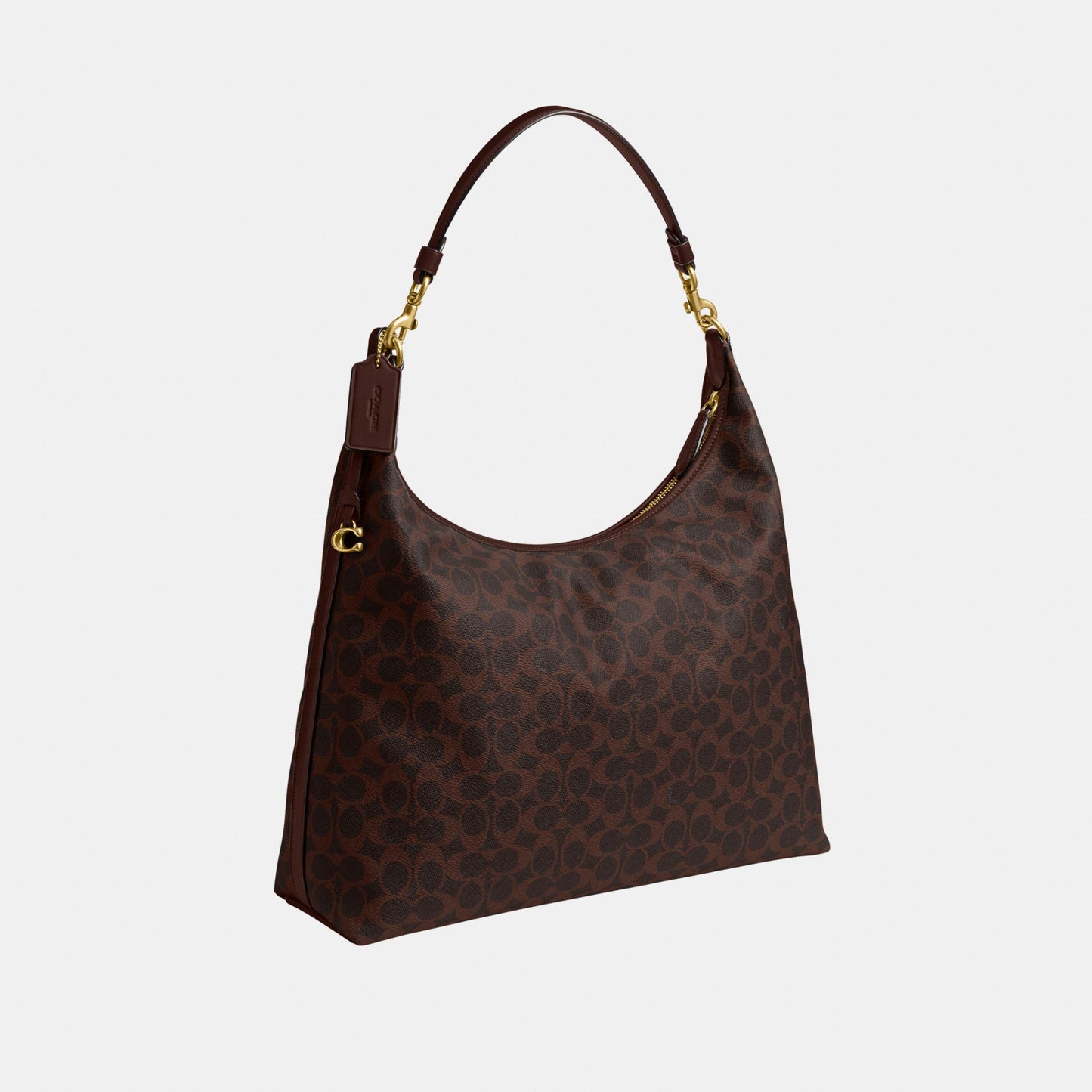 CAM28-Juliet Shoulder Bag 38 in Signature Canvas-B4/Maple Maple