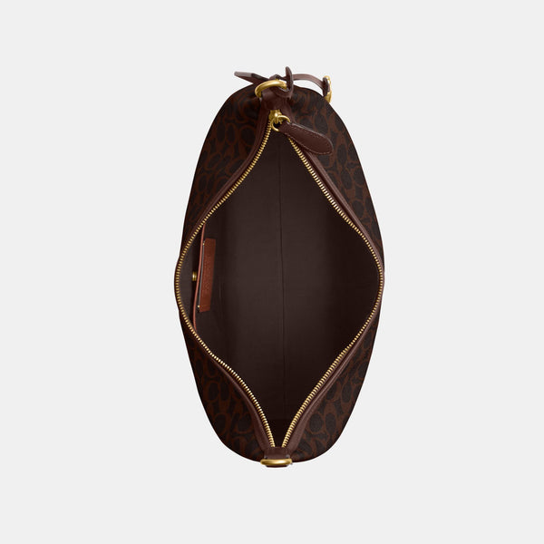 حقيبة كتف "جولييت 38"من القماش بنقشة كوتش