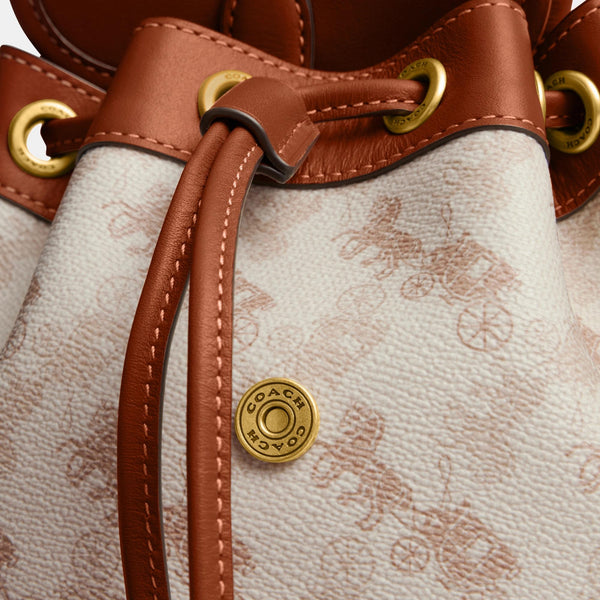 Harper Backpack With Horse And Carriage Print