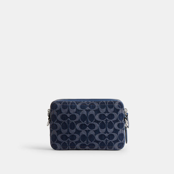 Charter Crossbody Bag 19 In Signature Denim