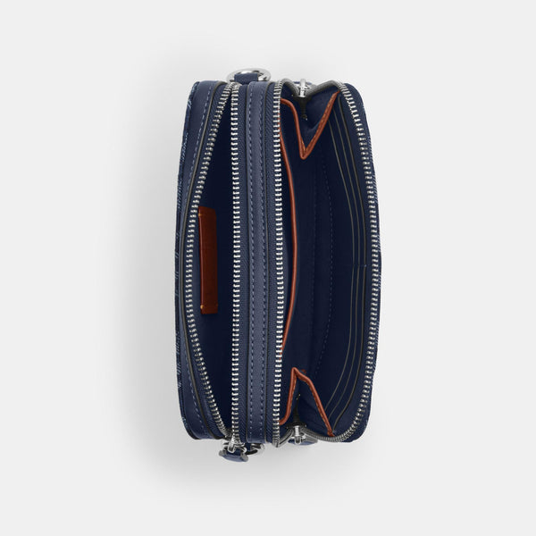 Charter Crossbody Bag 19 In Signature Denim