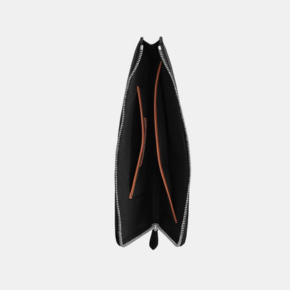 CAN37-LAPTOP CASE IN SIGNATURE CANVAS-CHARCOAL