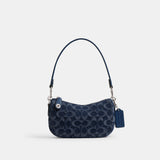 CAN78-Swinger Bag 20 In Signature Denim-Lh/Deep Blue Multi