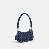 CAN78-Swinger Bag 20 In Signature Denim-Lh/Deep Blue Multi