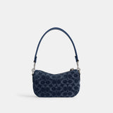 CAN78-Swinger Bag 20 In Signature Denim-Lh/Deep Blue Multi