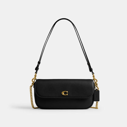 CAN90-Brook Flap Chain Bag-B4/Black