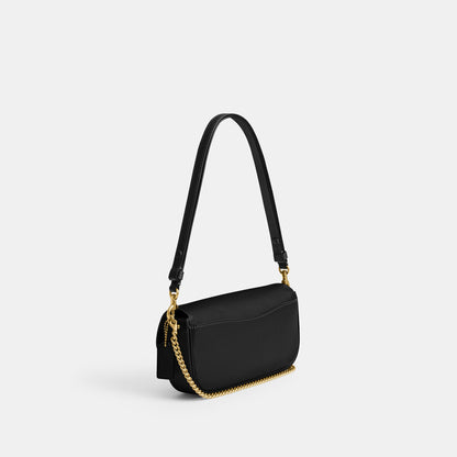 CAN90-Brook Flap Chain Bag-B4/Black