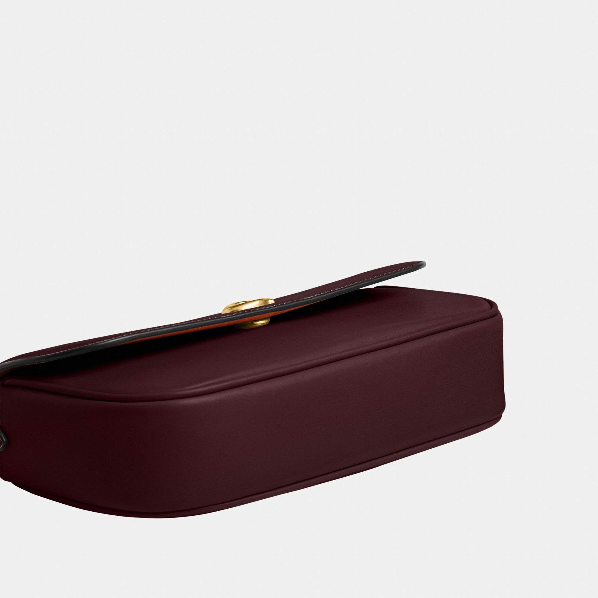 CAN90-Brook Flap Chain Bag-B4/Merlot