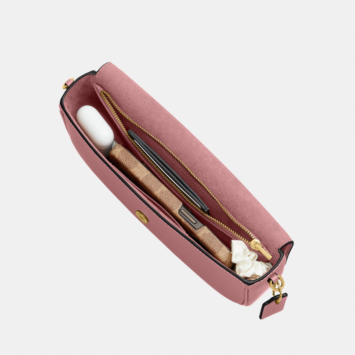 CAN90-Brook Flap Chain Bag-B4/Peony