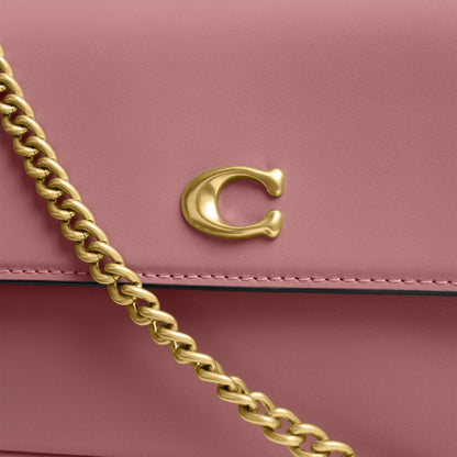 CAN90-Brook Flap Chain Bag-B4/Peony
