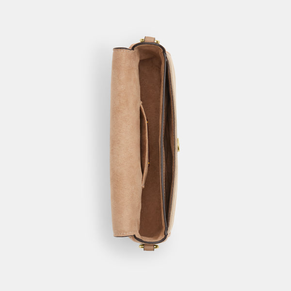 Hailey Flap Bag With Signature Canvas