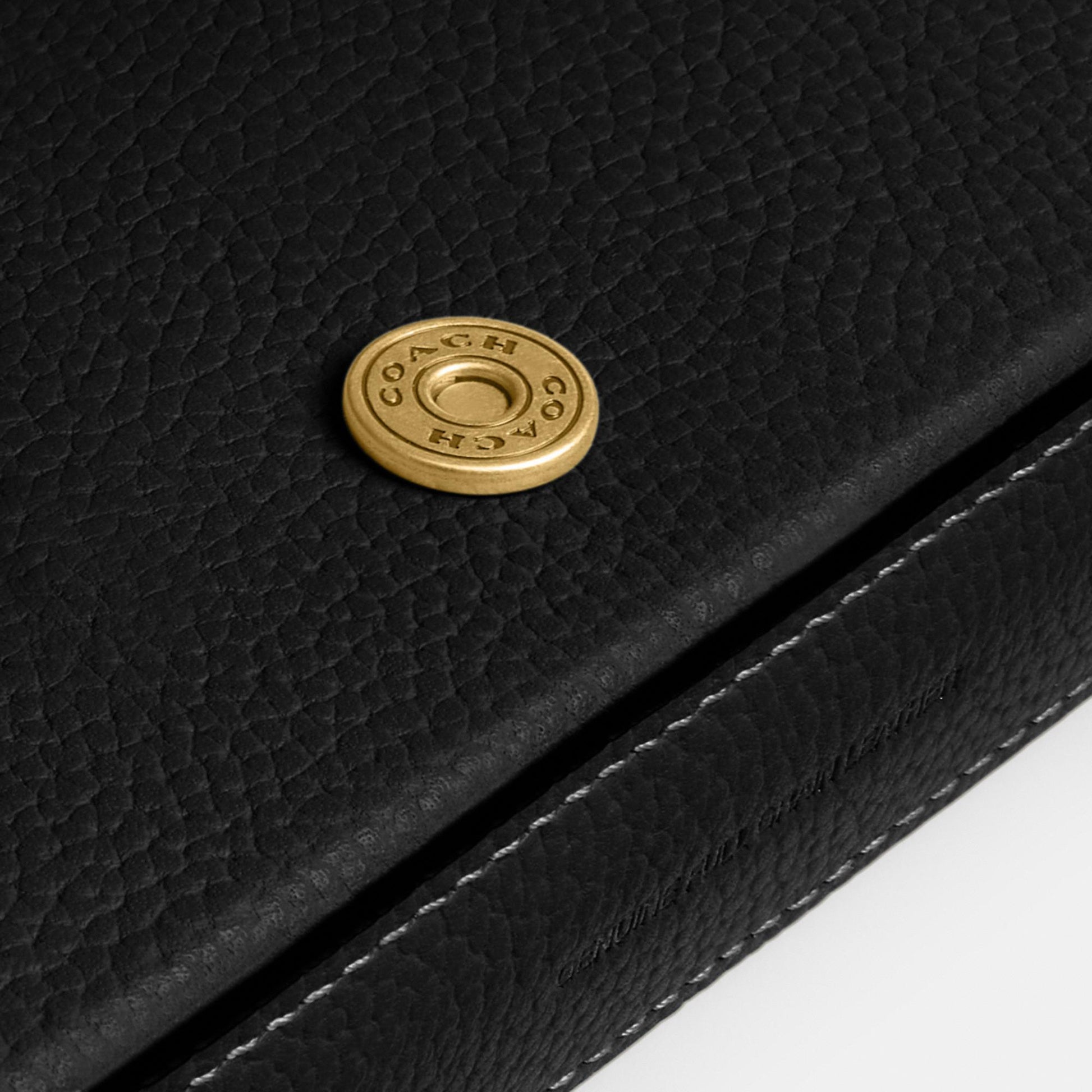 CAO01-Mila Crossbody Bag with Signature Canvas-B4/Black