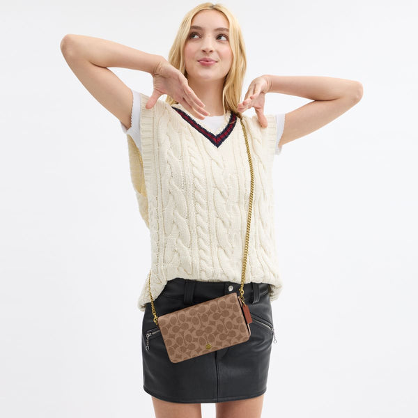 Mila Crossbody Bag In Signature Canvas