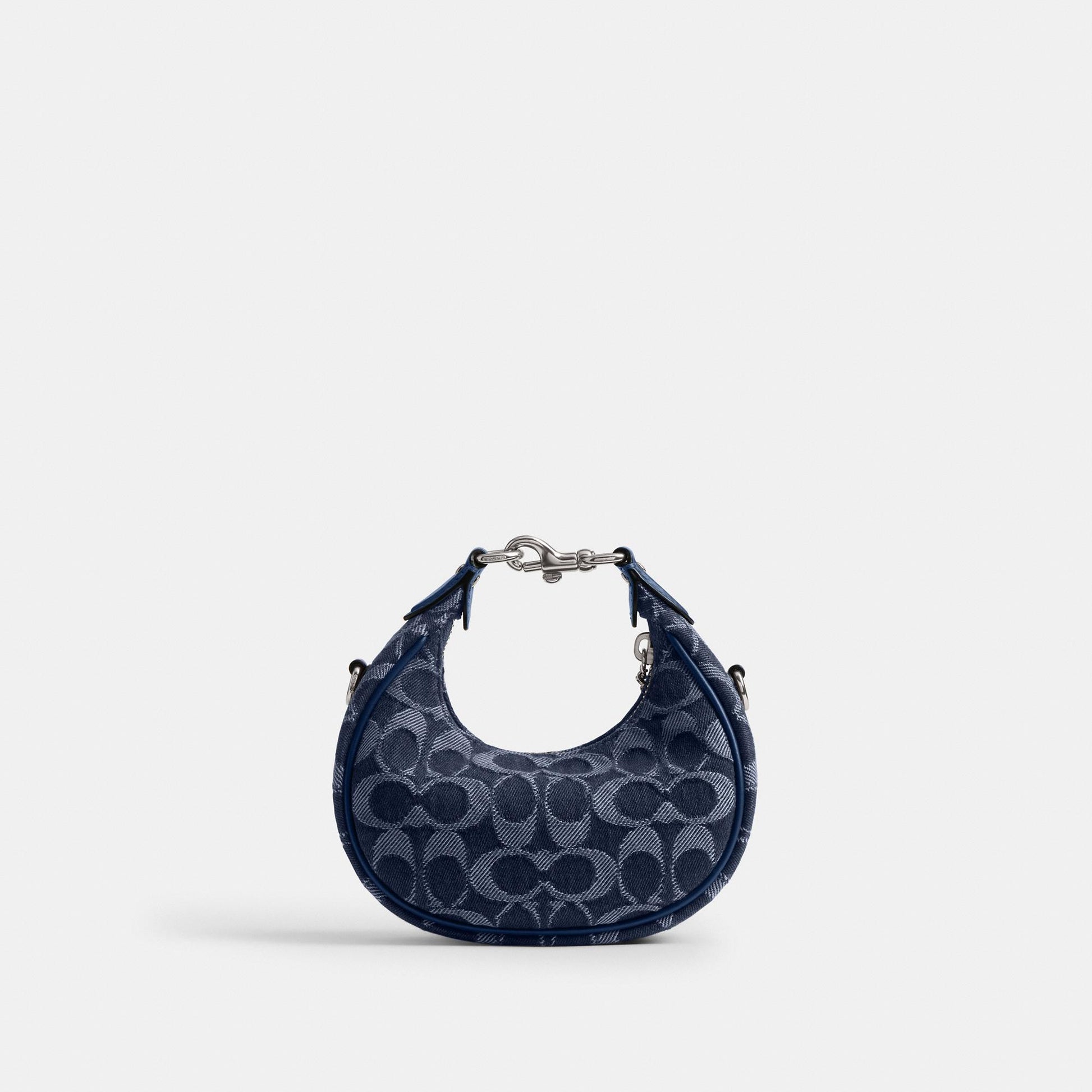 CAO04-JONIE BAG IN SIGNATURE DENIM-LH/Deep Blue Multi