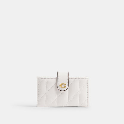 CAO12-Essential Multi Card Holder With Quilting-B4/Chalk