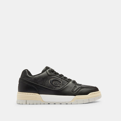 CAQ24-SOHO SNEAKER WITH SIGNATURE CANVAS-Charcoal/Black
