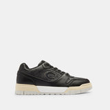 CAQ24-Soho Sneaker With Signature Canvas-Charcoal/Black