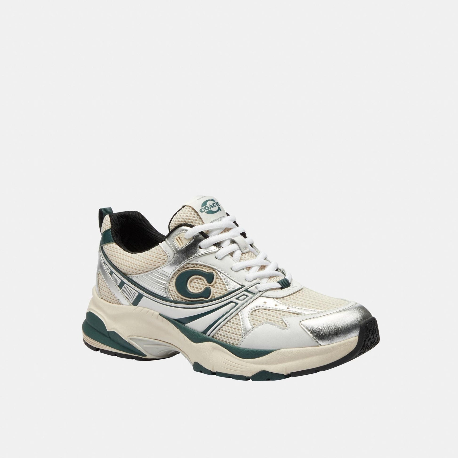 CAQ29-Mesh Sneaker-Dark Teal Multi