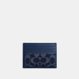 Card Case In Signature Denim