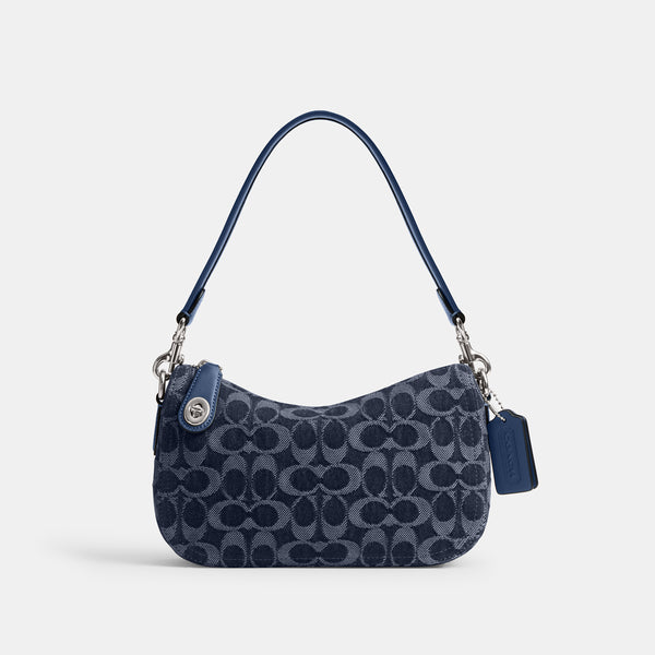 Swinger Bag In Signature Denim