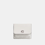CAT56-MILA SMALL FLAP WALLET IN SIGNATURE CANVAS-LH/White Chalk