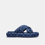 CAU91-Penelope Signature C Sandal-Deep Blue