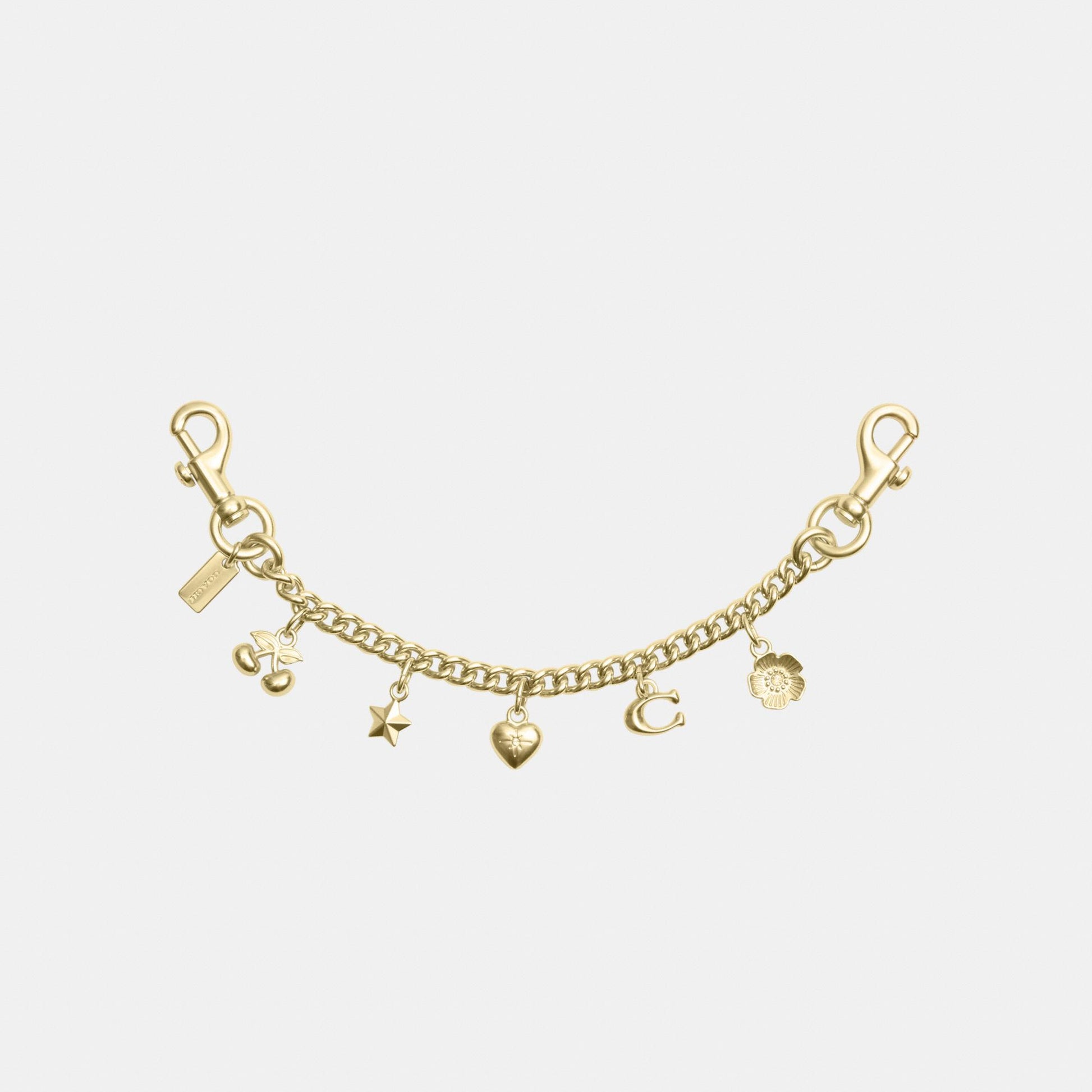 CAX00-Gold Swagger Chain with Charms-Im/Gold