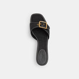 CAX17-Margot Sandal In Signature Jacquard-Black