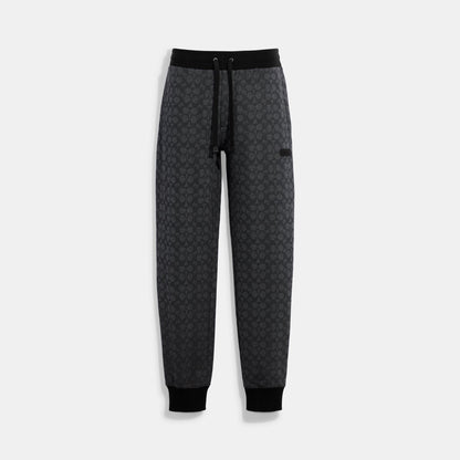 CB491-Essential Joggers In Signature-Charcoal Signature