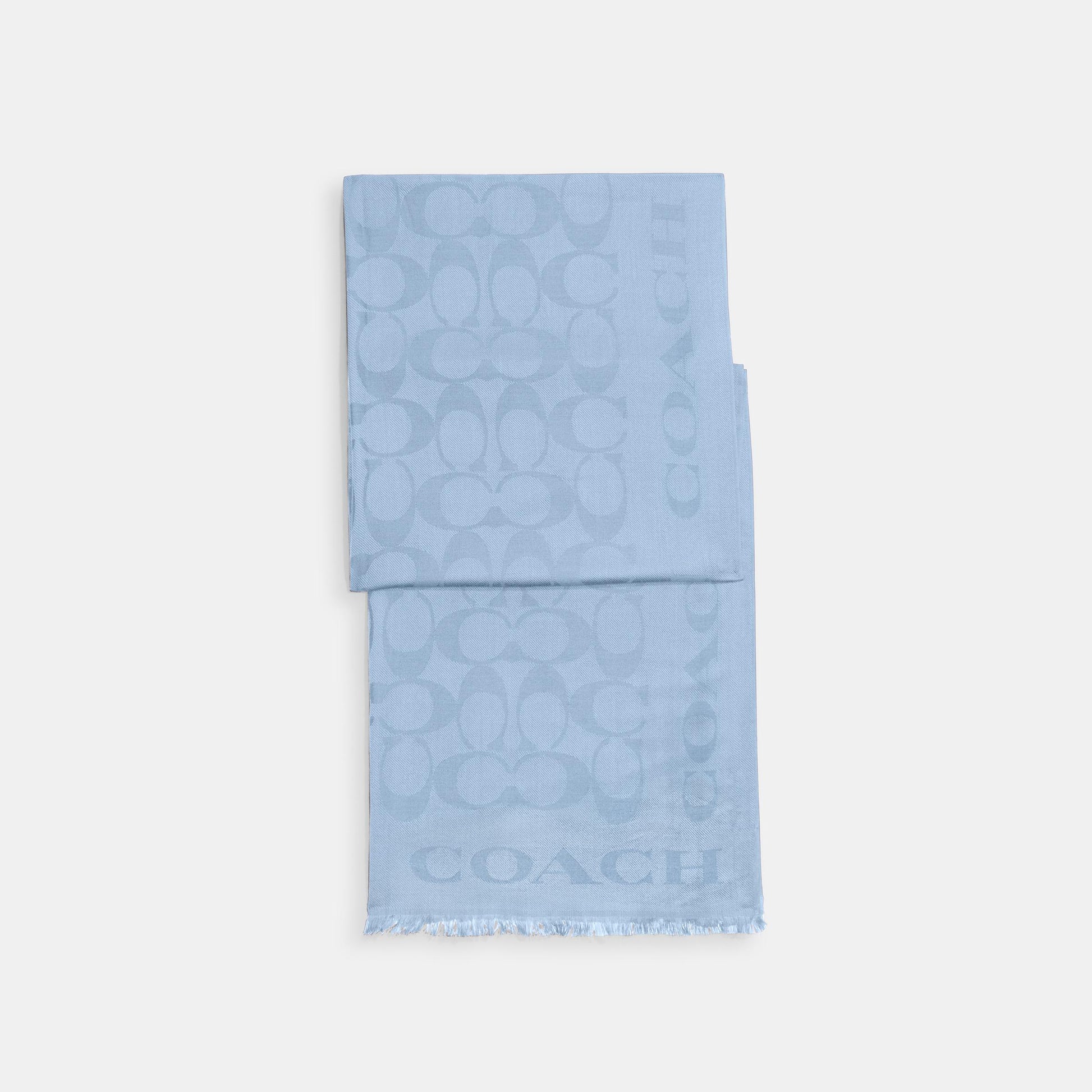 29CB690-Signature C Border Stole-Bluebell