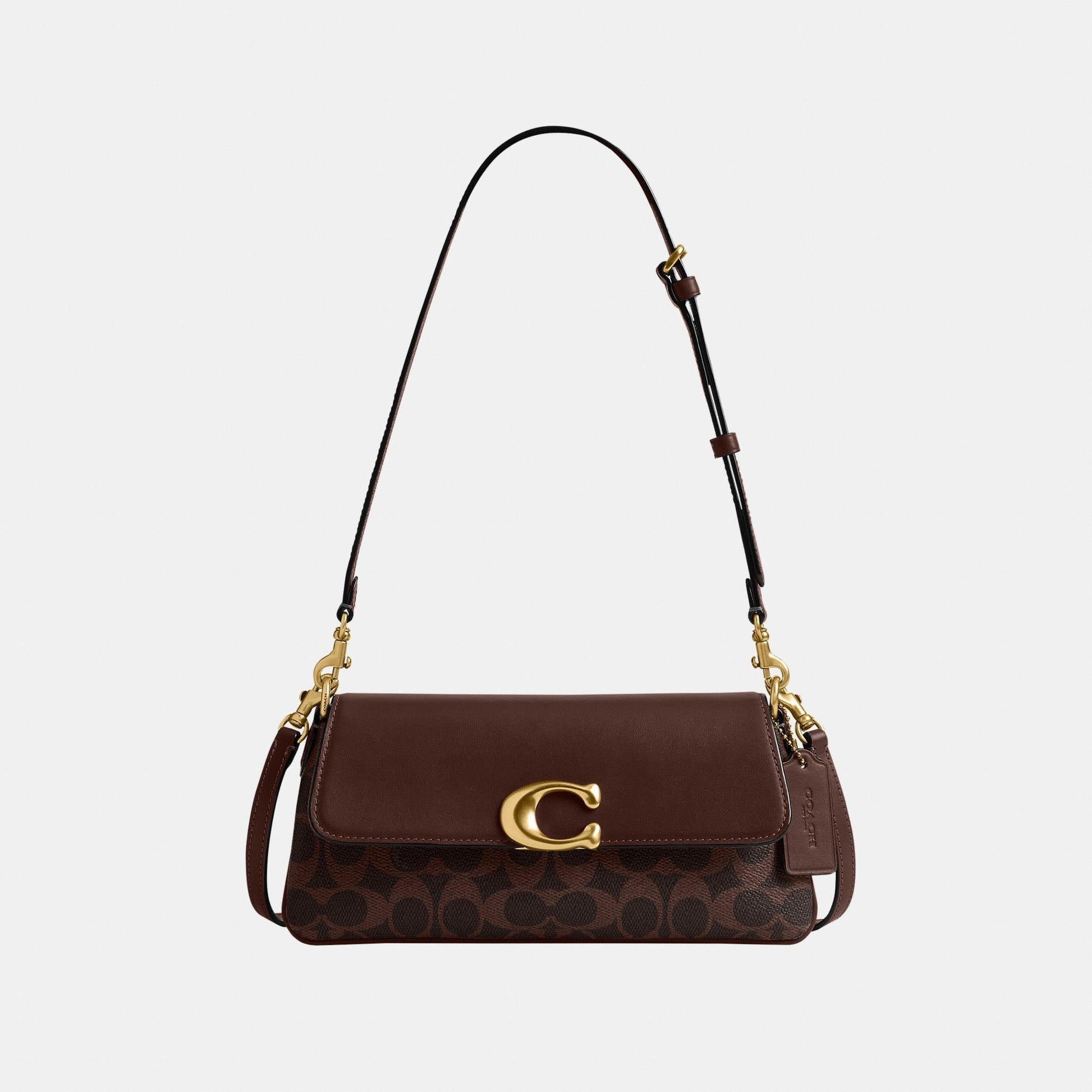 CBA83-Jet Shoulder Bag in Signature Canvas-B4/Maple Maple